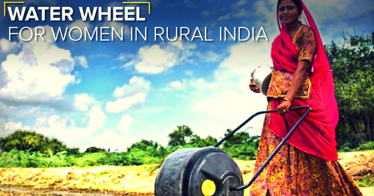VIDEO: This Simple Water Wheel Can Make the Lives of Women in Rural India Easier