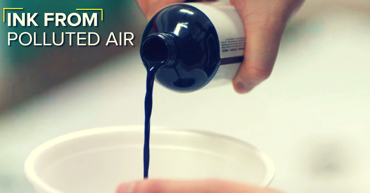 VIDEO: This Ink Helps You Reduce, Reuse & Recycle Pollutants!