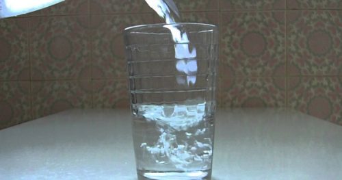 glass of water