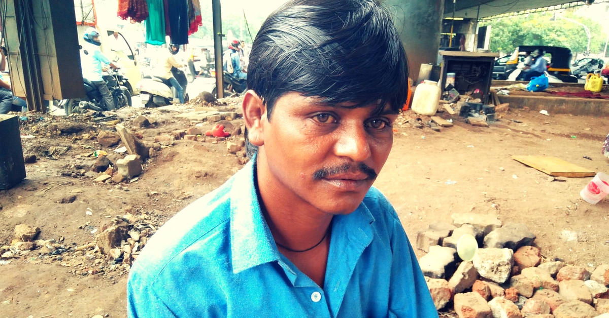 How a Man Living on the Streets in Mumbai Feels about Finally Sending His Kids to School
