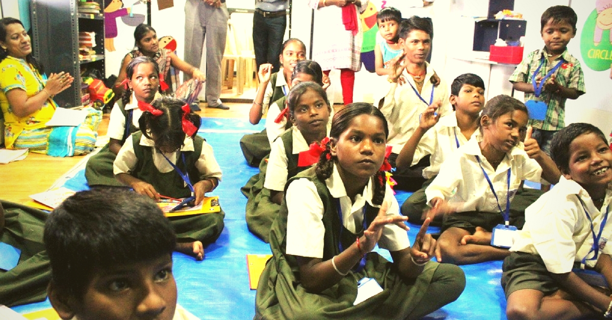 India’s First Signal School, Where Street Kids Study in a Shipment Container Under a Flyover!