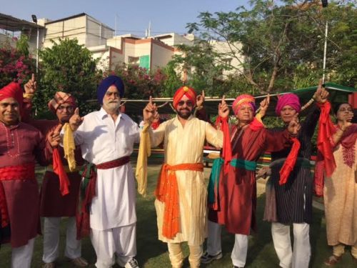 Members of Humjoli celebrate Baisakhi