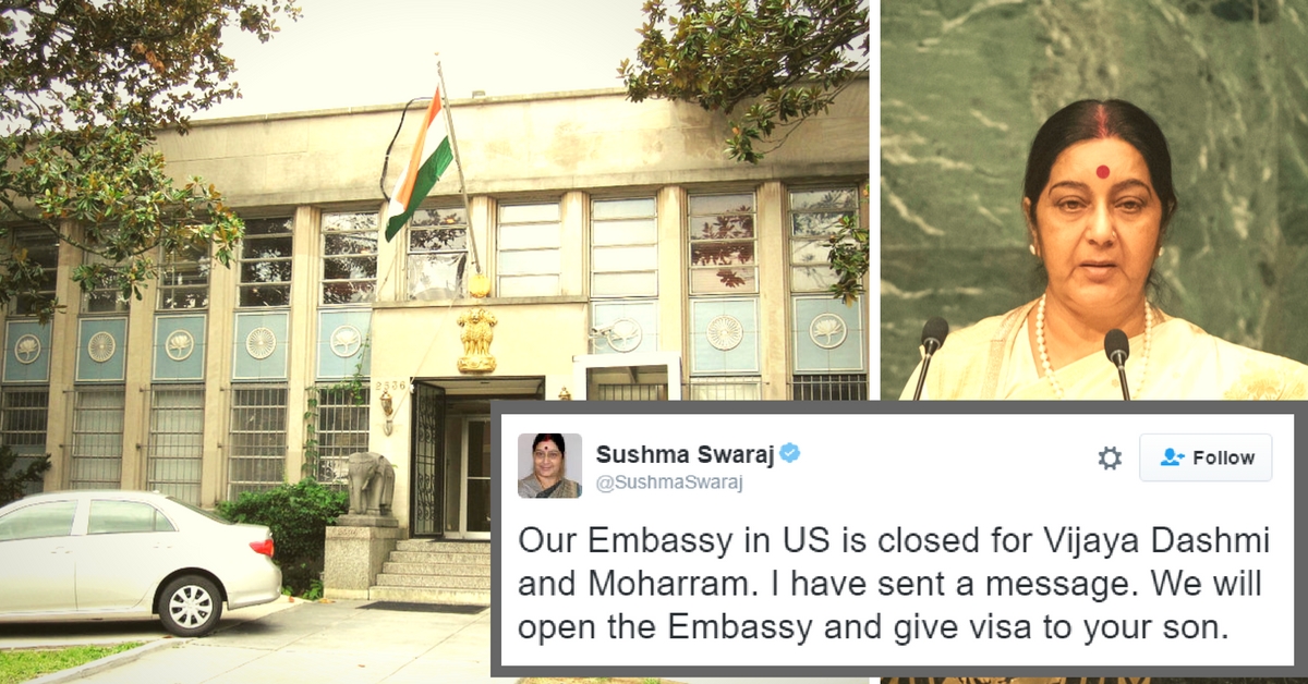 The Indian Embassy in US Worked on a Holiday to Make Sure That a Son Attends His Father’s Funeral