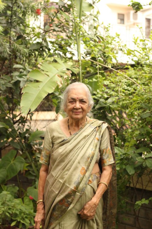 Sudha Pai at home. Photograph: Chandana Banerjee