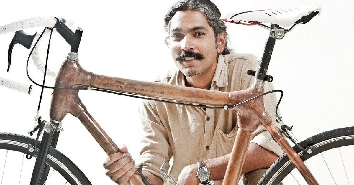 Vijay Sharma the Son of a Carpenter Made India s First Bamboo Bicycle