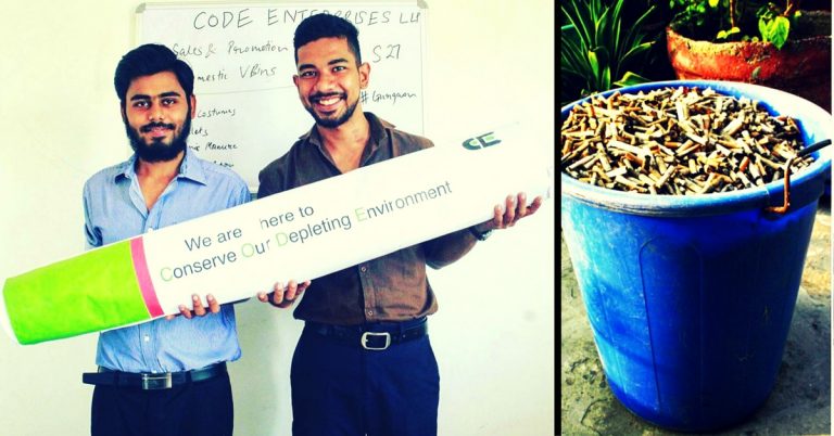 This Duo Is Recycling Cigarette Butts And Paying Collectors Too!