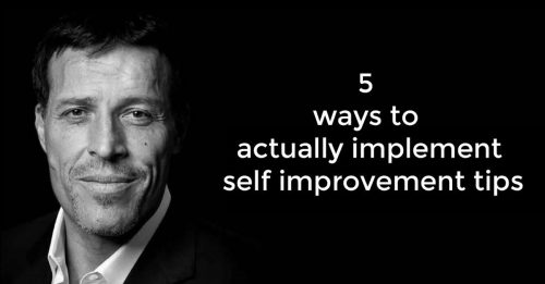 Self Improvement