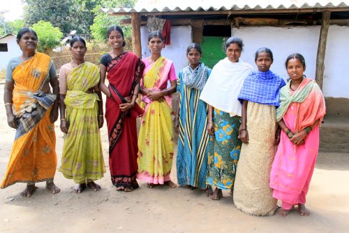 Gouri (4th from Left) with her group