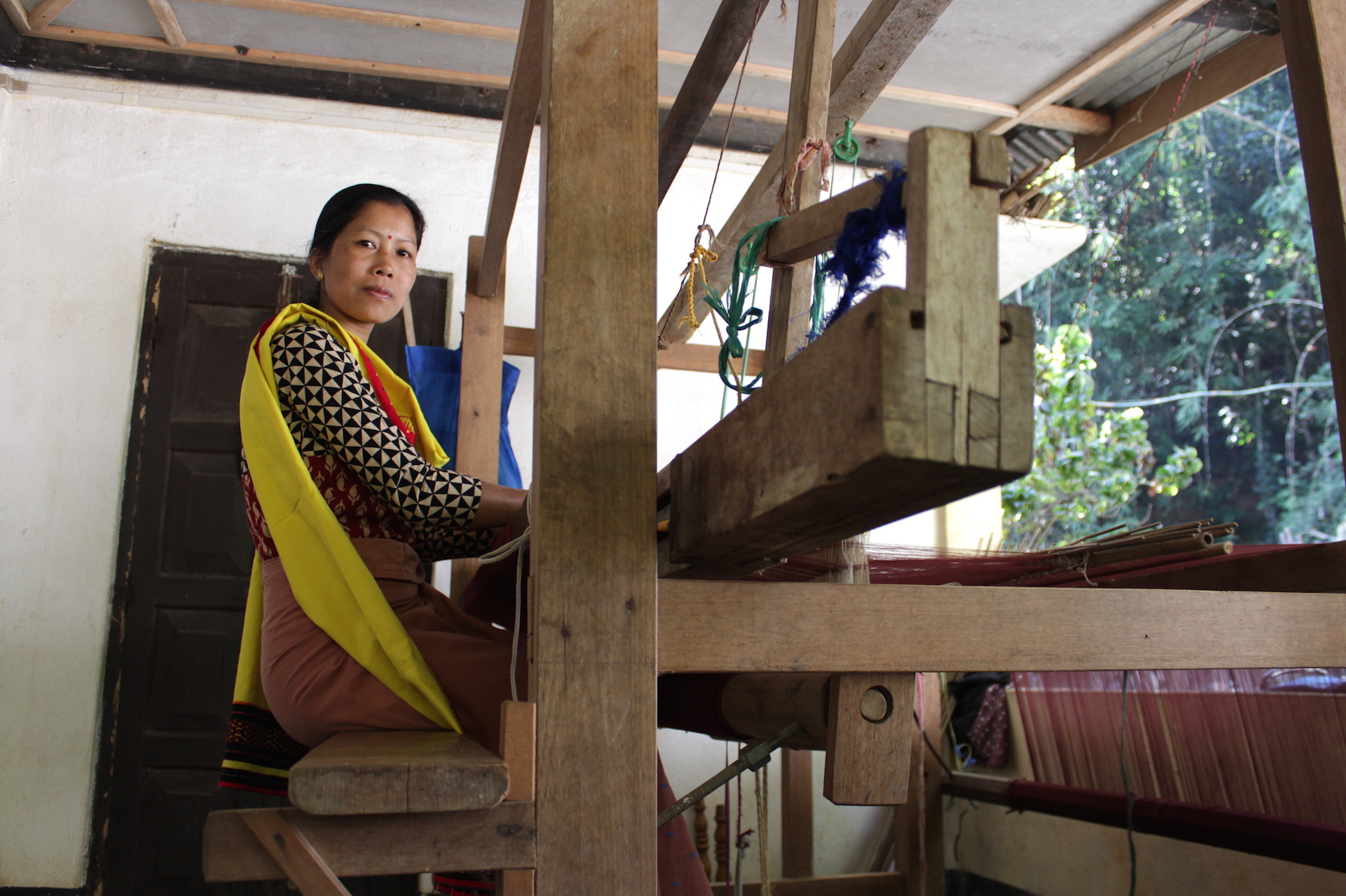 Minali Kemprai, a weaver associated with ROOHI