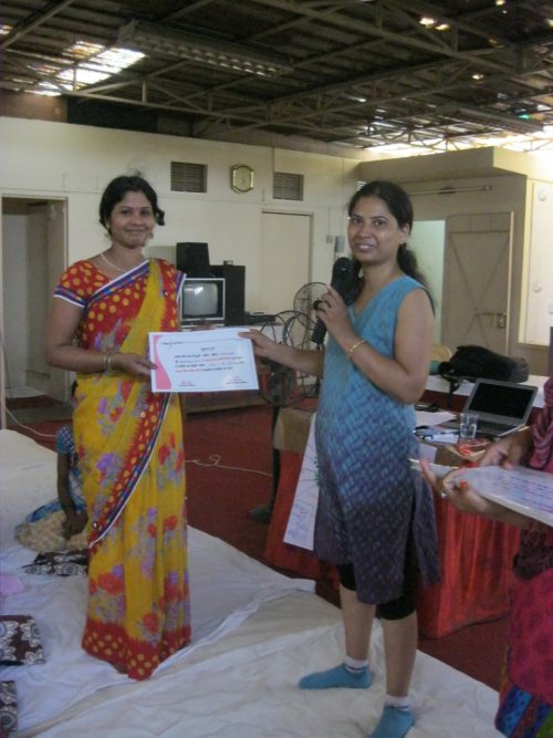 nirmala-devi-getting-a-certificate-after-training