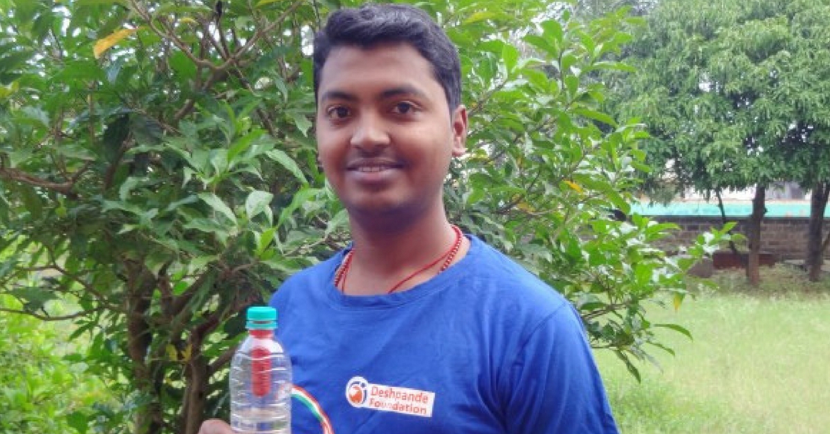 This Engineering Student Has Made a Portable Water Purifier. And It Costs Just Rs 20