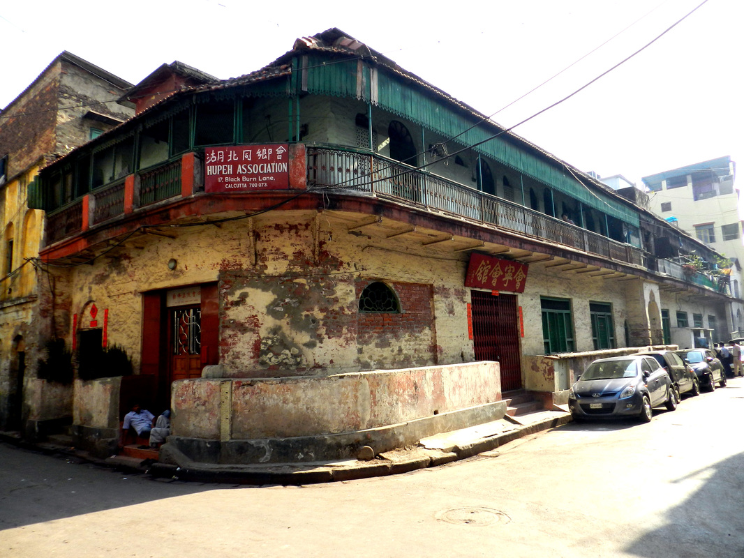 An old building in China Town, Kolkata