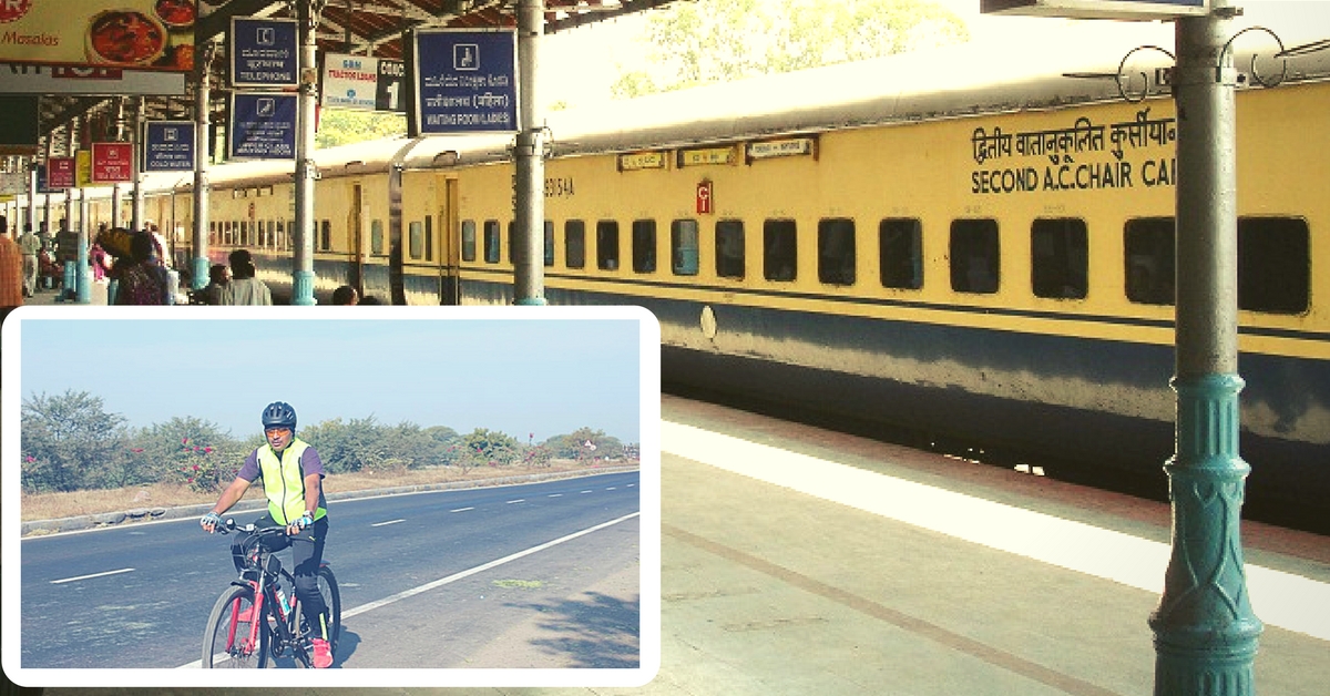 This Dedicated Senior Railway Officer Cycled 140 Kms to Conduct a Surprise Inspection at a Station