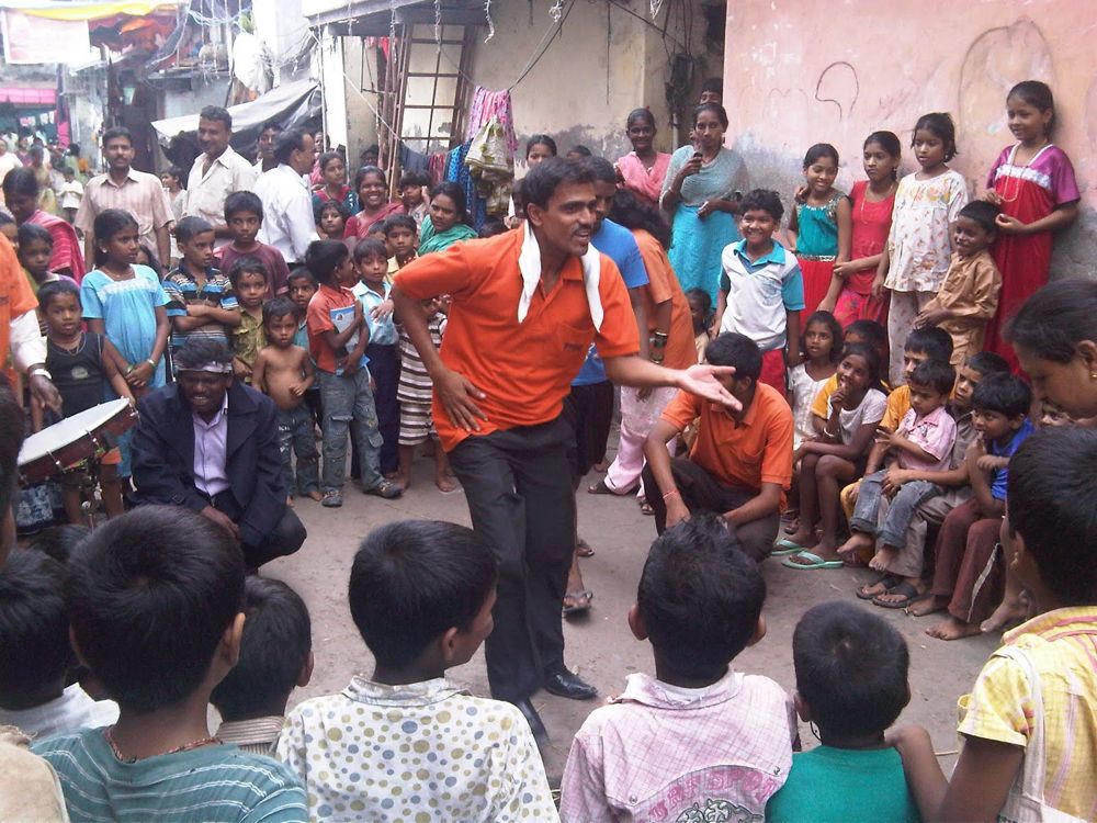 Residents of Dharavi.