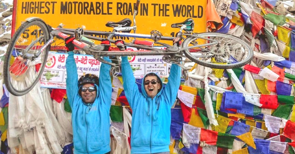 Watch How a Visually Impaired Adventurist Cycled All the Way up to the Highest Motorable Road