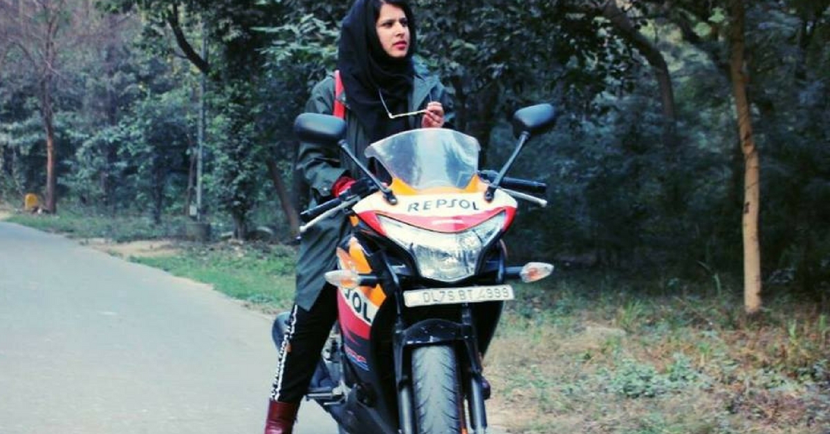 Delhi’s Inspiring Hijabi Biker Is Leaving Patriarchy in the Dust as She Races Past Stereotypes
