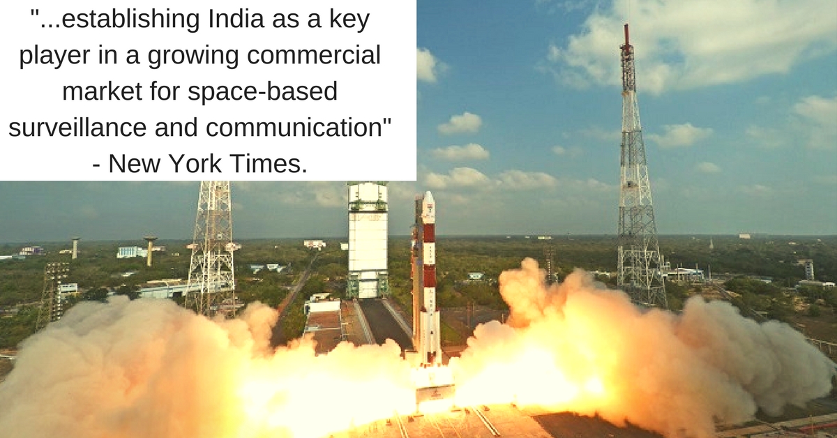 From New York Times to CNN, What the World Media Is Saying About ISRO’s Record Satellite Launch