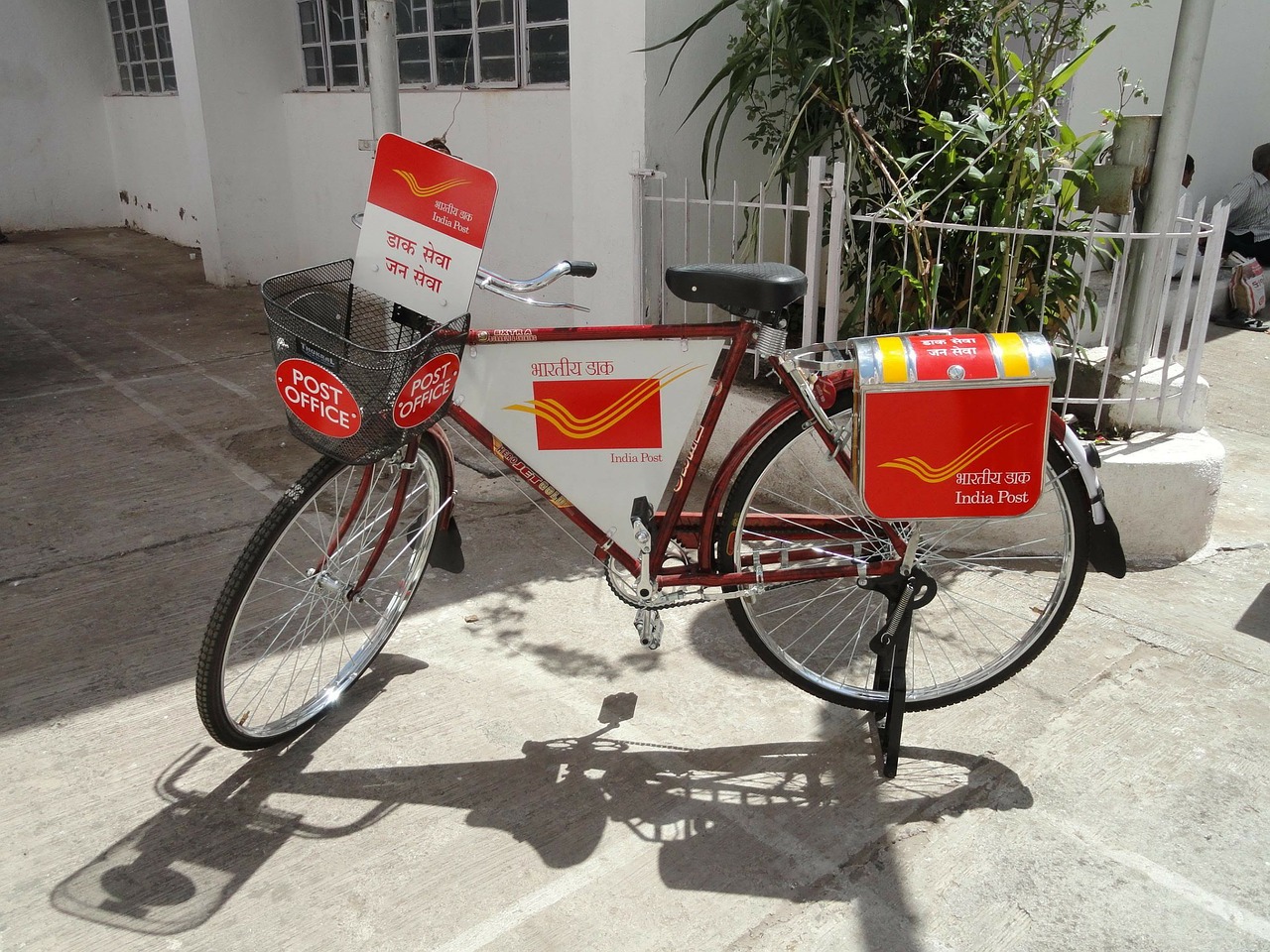 postman's bike - india