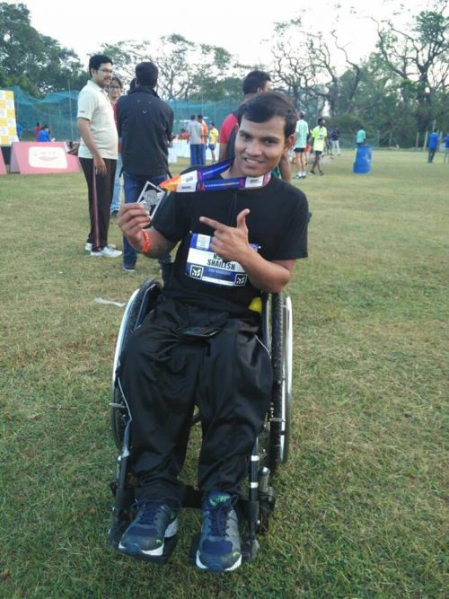 wheelchair marathoner