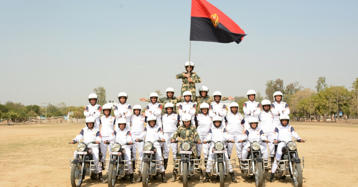 BSF’s First All-Woman Motorcycle Stunt Team Will Thrill You With Gravity-Defying Feats