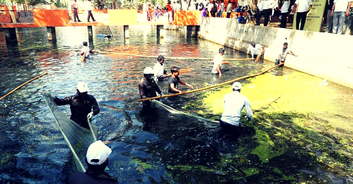 On a Cleaning Spree: Gurgaon Pond Gets a Facelift After Students, Volunteers Take out the Filth