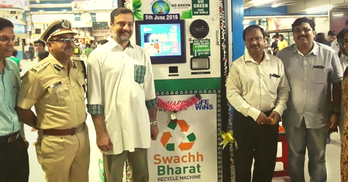Use These Plastic Recycling Machines at 10 Mumbai Train Stations and Get Paid for It!