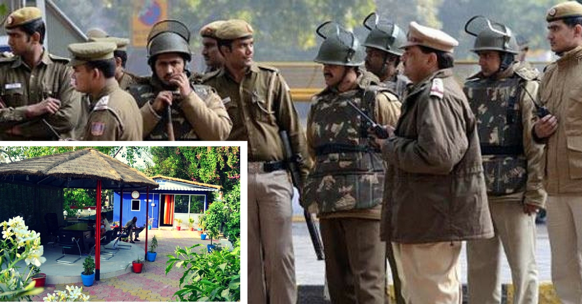 This Police Station in Allahabad Boasts a Beautiful Outpost Made From Waste Material