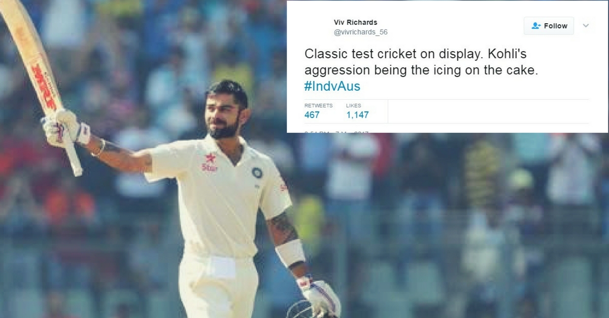 Cricketing Legends Across the World Are Batting for Virat Kohli, Lauding His Passion for the Sport