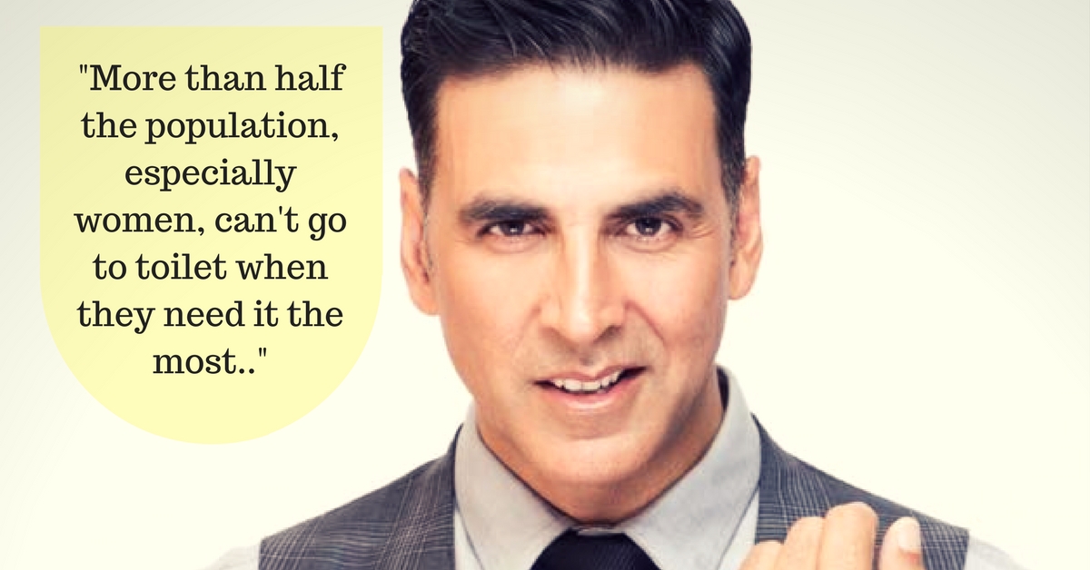 We All Know We Need More Toilets in the Country. But Can Anybody Say It Better Than Akshay Kumar?