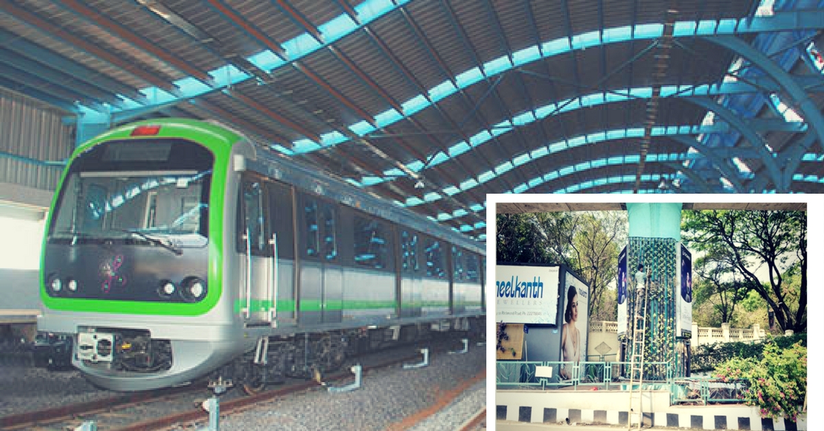 A Startup in Bengaluru Is on a Mission to Convert Metro Pillars Into Vertical Gardens!