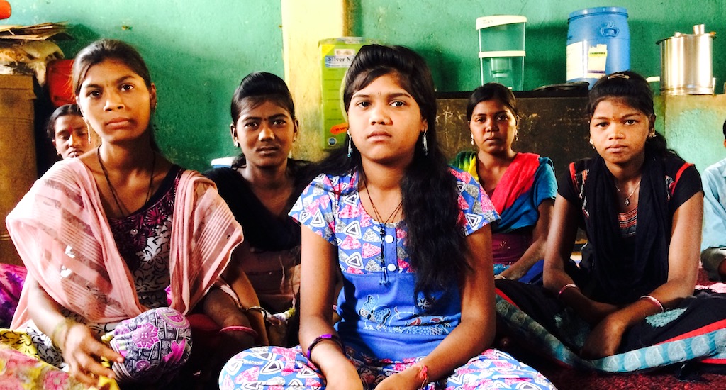 Young girls of Shivali village in Mokhada are saying no to an early marriage. (Photo by Nidhi Jamwal)