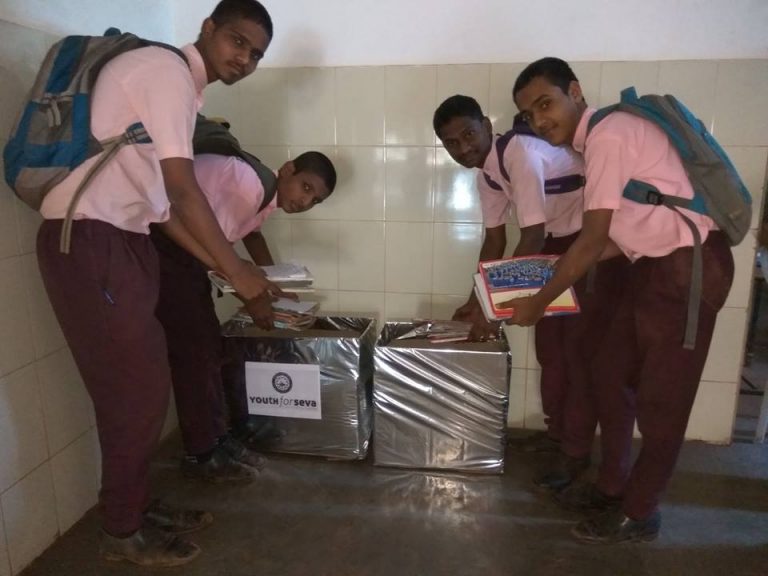 Recycling Old Notebooks for Students in Rural India
