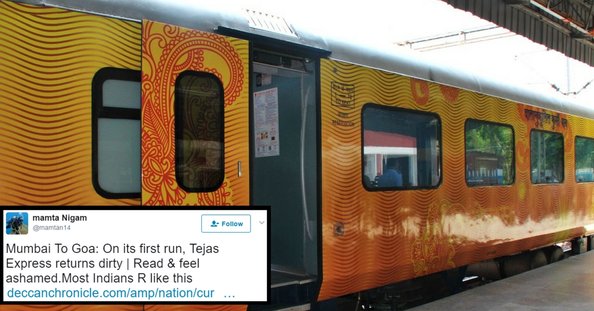 Think Indians Don’t Deserve Public Facilities Like Tejas Express? Here Are 5 Reasons We Do!