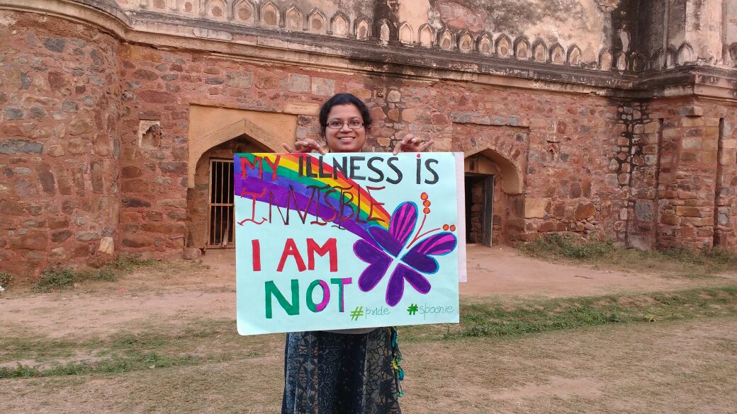 Poster saying My Illness is Invisible, I am not.
