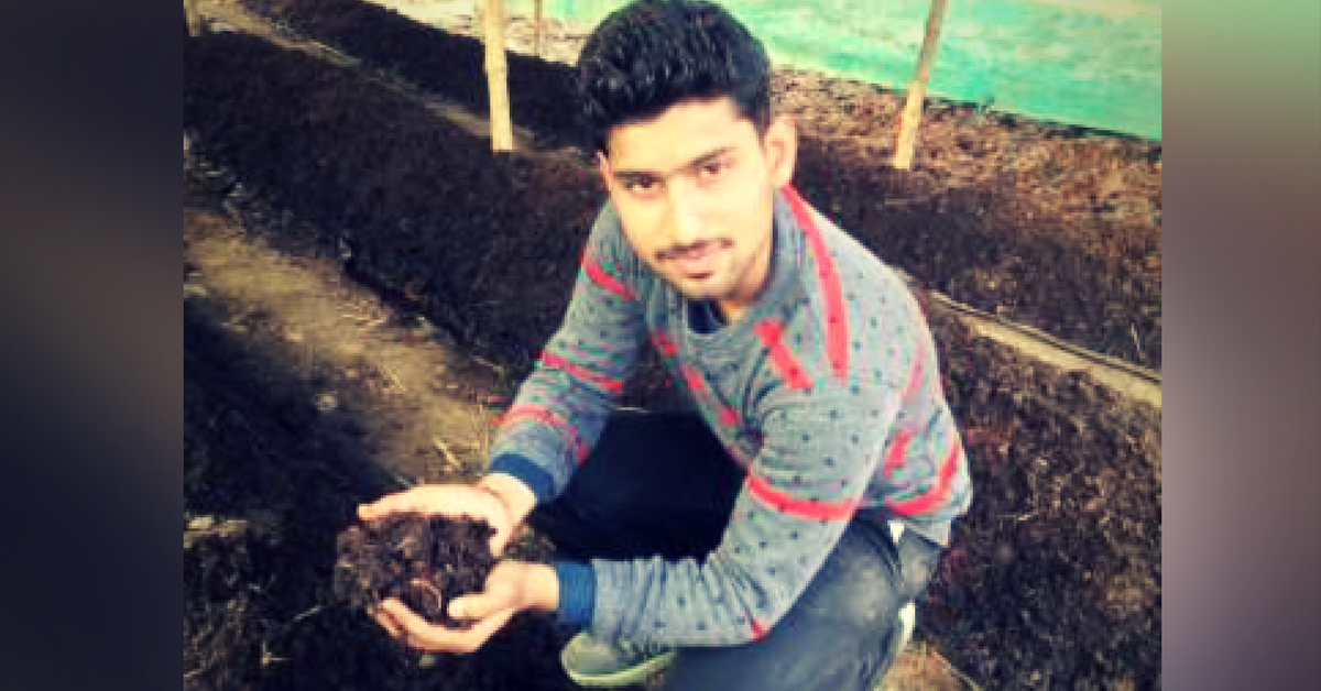 This 22-Year-Old Bareilly Boy Left CA Studies to Help Farmers Double Their Income Using Vermi-Composting