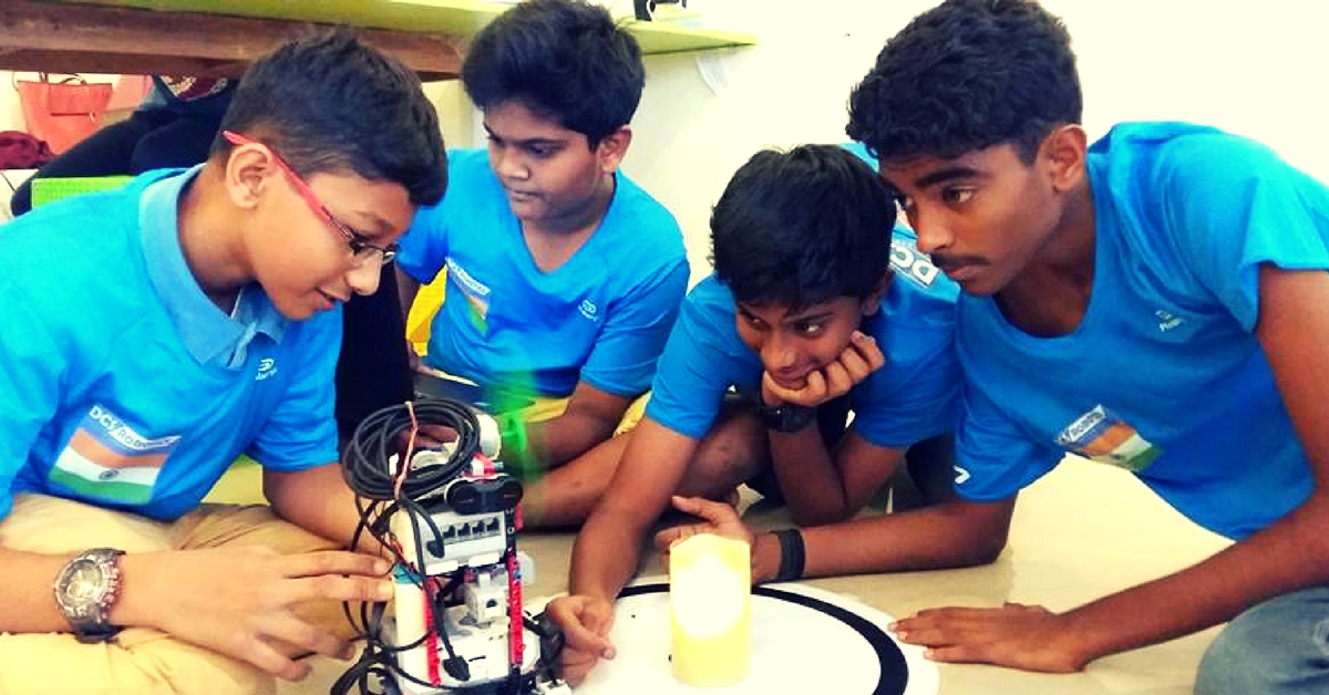 Kids in Kochi Are Learning Science & Maths by Building Robots That Can Play Football