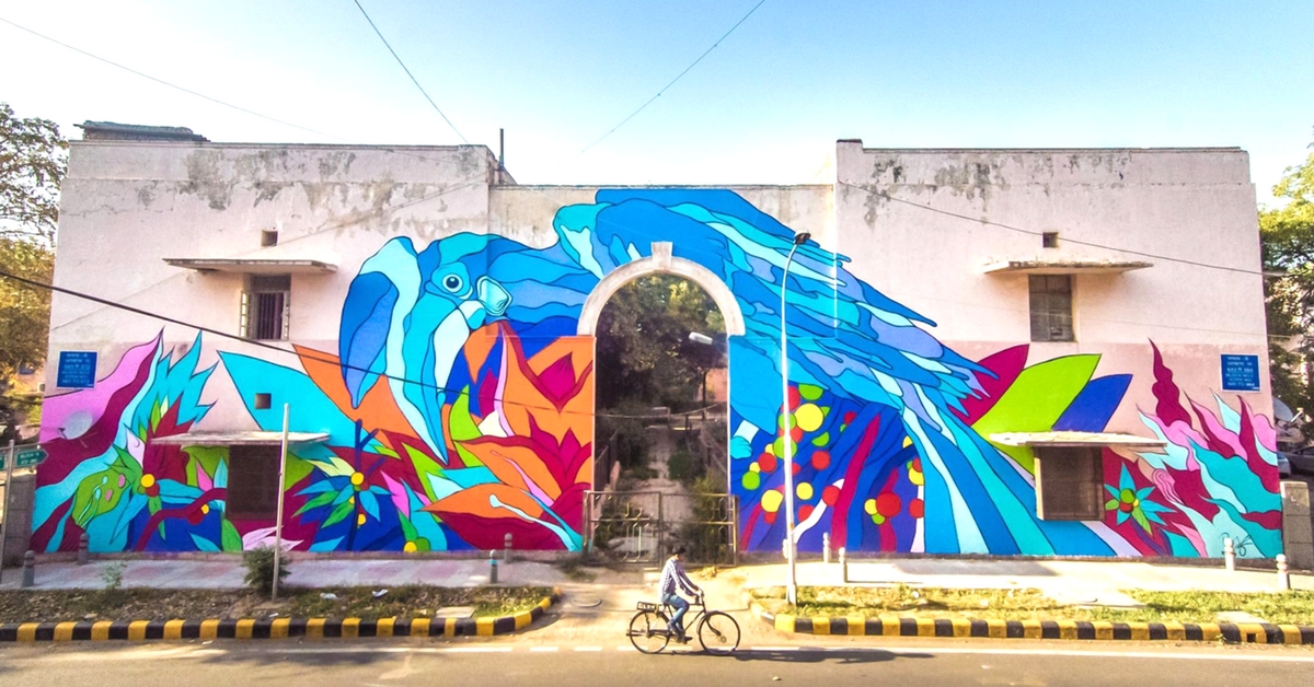 Life Through Colours: The Mesmerising Artworks of a Brazilian Duo in Delhi’s Lodhi Art District