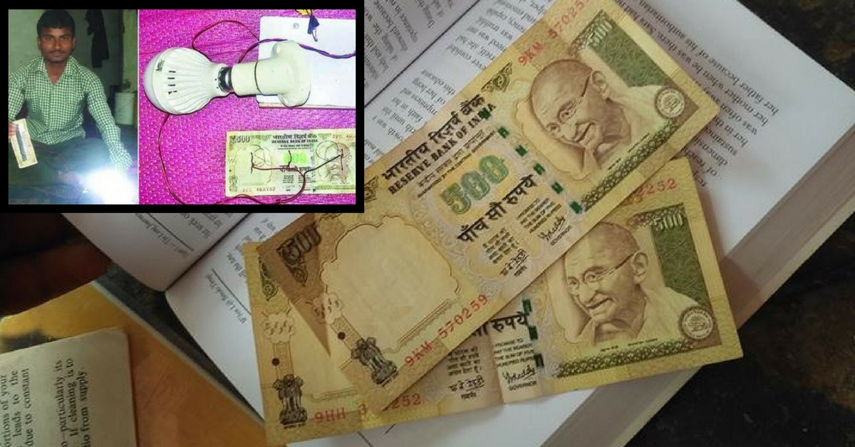 This Odisha Teen Generates Electricity From ₹ 500 Notes, Putting Them to Use Post Demonetisation!