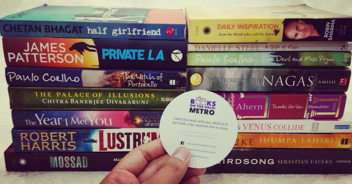 Not Just Emma Watson, This Delhi Couple Is Also Dropping off Free Books in Metros for You to Read