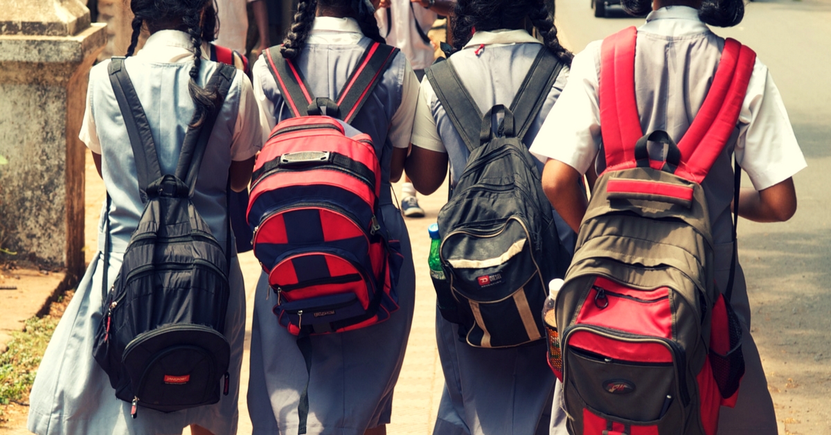 In Kerala, Kids Walk Light to This School, Their Heavy Bags Get a Ride!