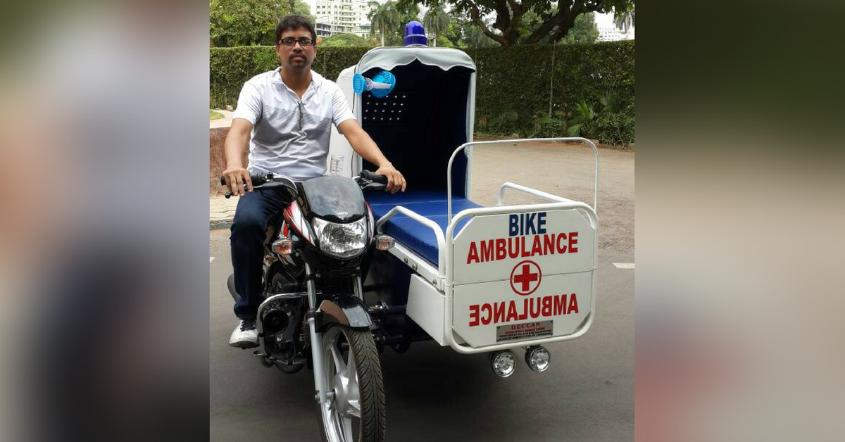 A Beggar’s Ordeal After His Wife’s Death Inspired This Mechanic to Design a Bike Ambulance
