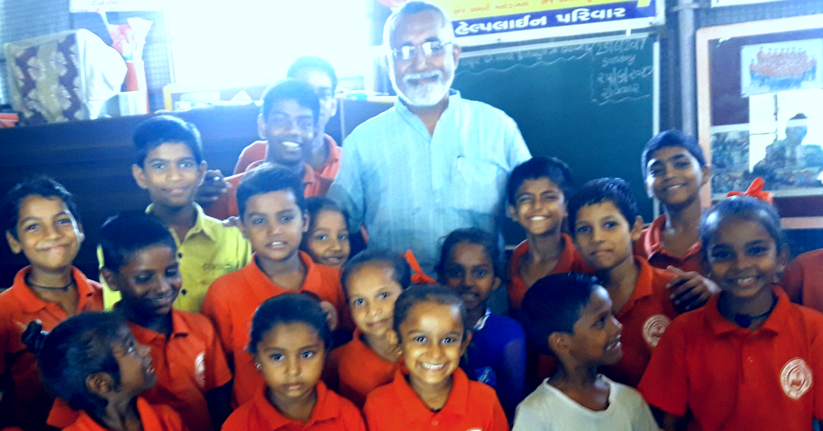 This Man Came to Ahmedabad to Start a Business, but Ended up Starting a School for Slum Kids