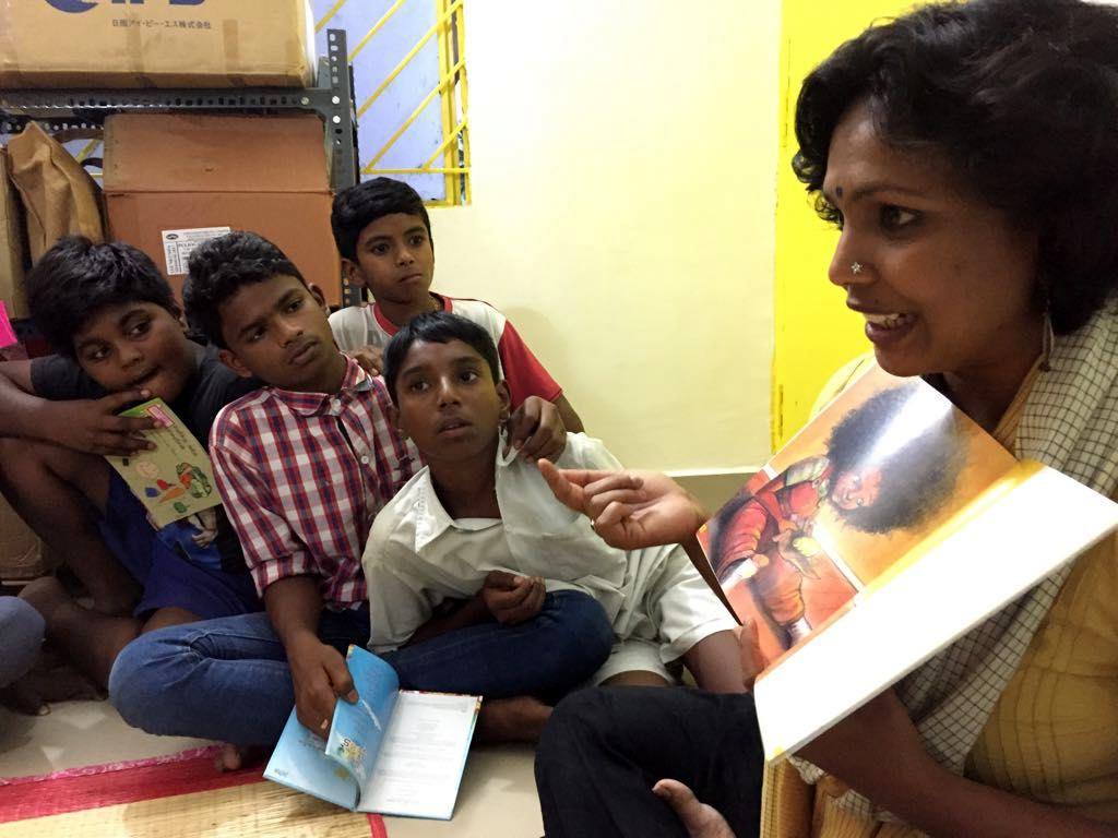 Buguri library Bengaluru ragpickers