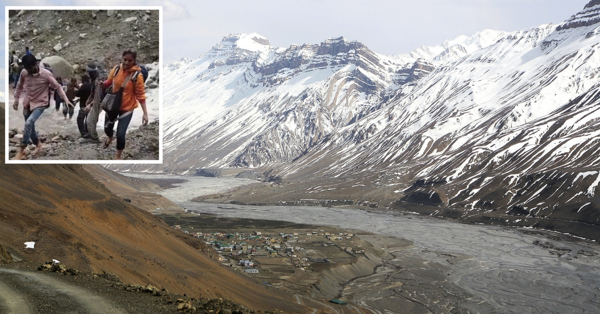 Stranded After a Landslide, a Group of Fearless Travellers Built Their Own Road to Safety