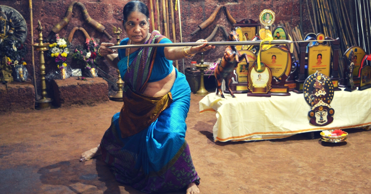 Women Who Slay – Kerala’s Oldest Martial Art Granny Is Over 70 & Can Still Swirl a Mean Sword