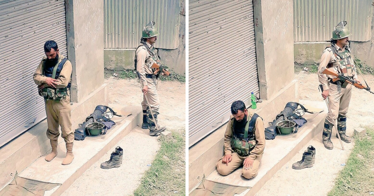 This Iconic Photograph of Jawans Standing for Communal Peace in J&K Is a Ray of Hope Amid Unrest