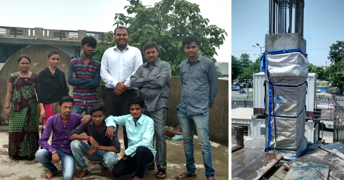 This Ahmedabad Startup’s Concrete Curing Method Not Only Saves 80% Water but Energy & Time Too!