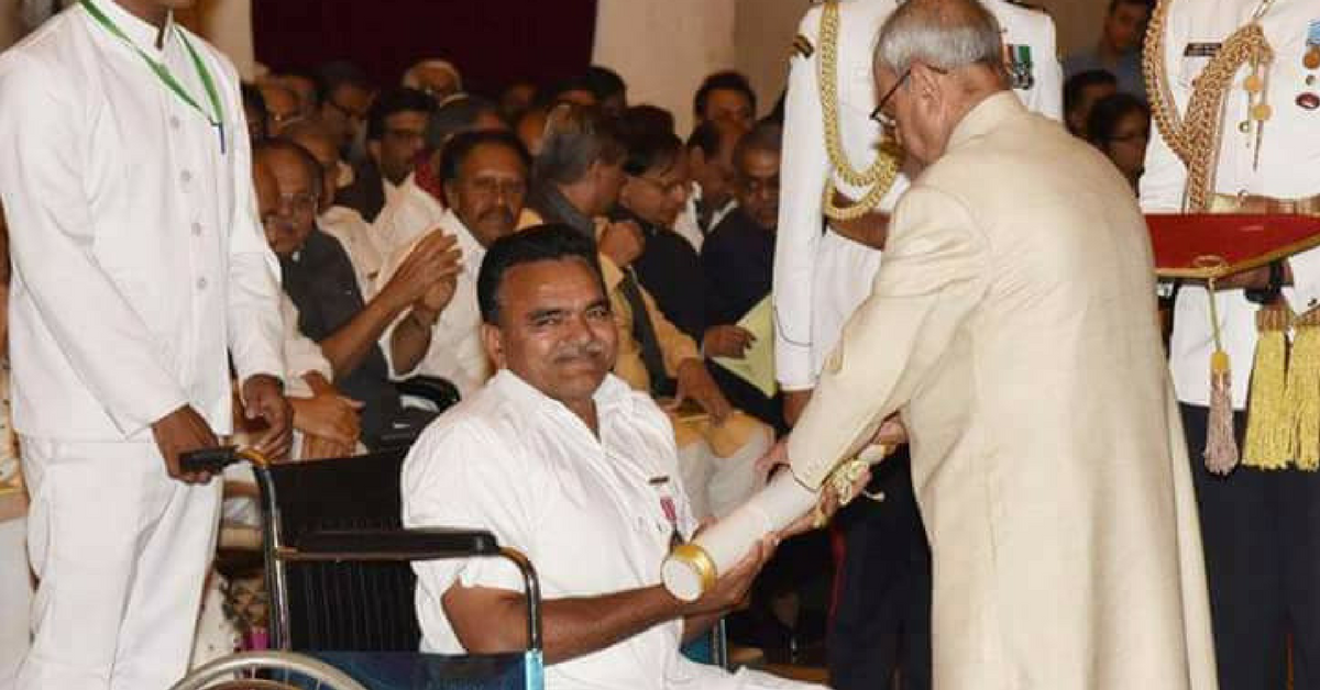 A Differently Abled Farmer Grew Pomegranates to Help 60,000 Others & Received a Padma Shri for It!