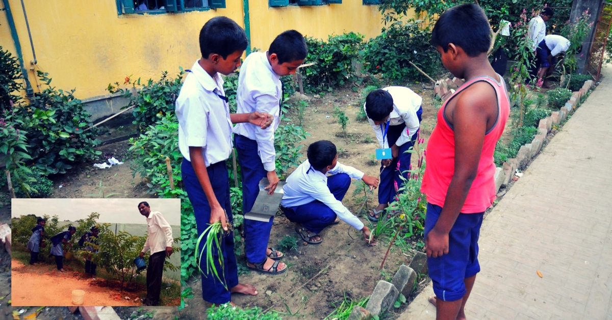 hyderabad-govt-school-plantation-saplings