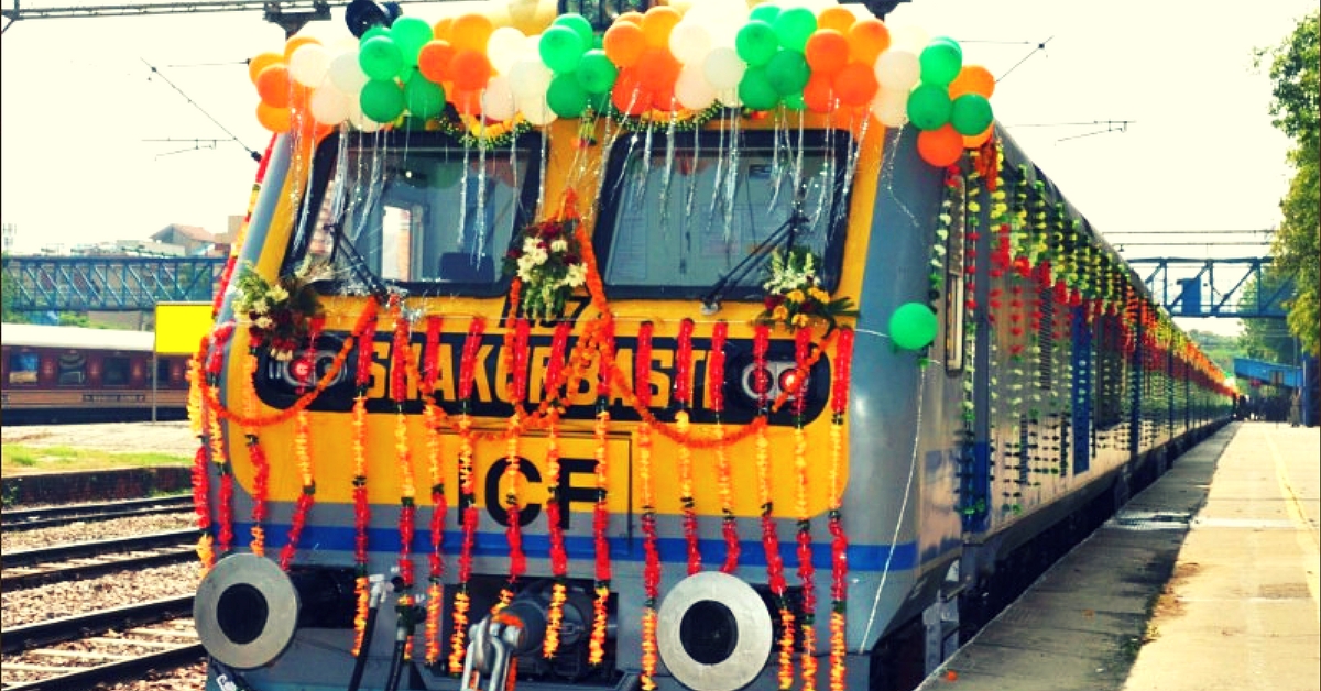 Indian Railways Goes Green With Its First-Ever Solar-Powered Train. Here’s All You Need to Know